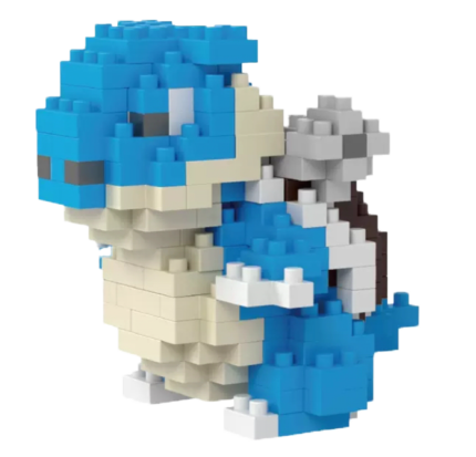Pokemon Blastoise Micro Building Block Set - Desktop Decor