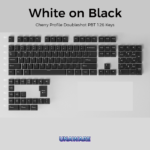 Unaware Cherry Profile Double-shot PBT 126 Keys Keycap Set