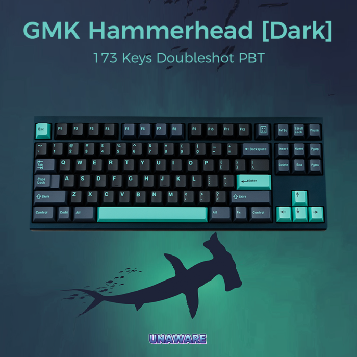 GMK Hammerhead [Dark] 173 Keys Doubleshot ABS Cherry Profile Keycap Set - Image 2