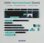 GMK Hammerhead [Dark] 173 Keys Doubleshot ABS Cherry Profile Keycap Set