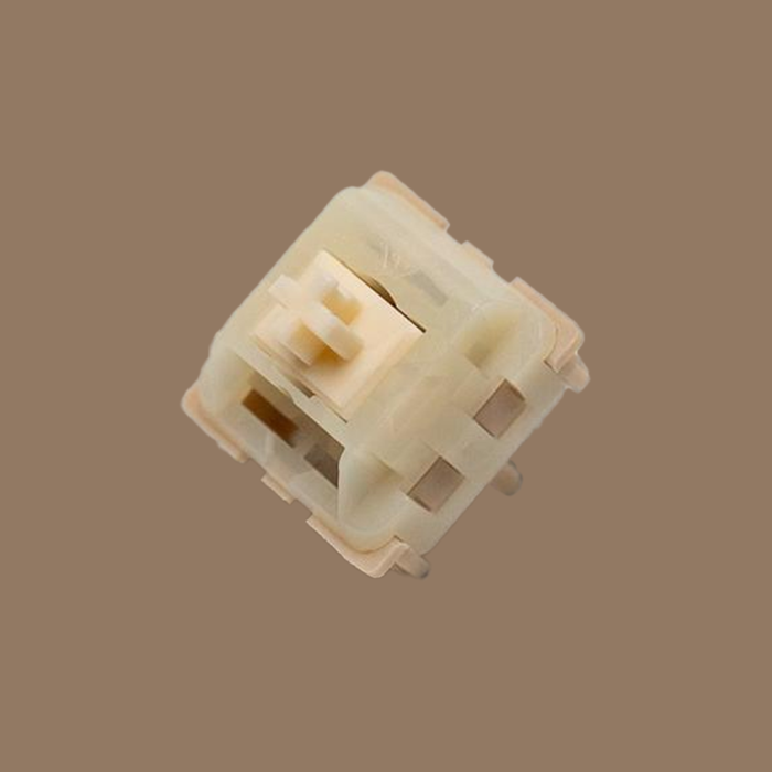 Ktt coconut latte 1 KTT Coconut Latte Linear Mechanical Keyboard Switches - Image 1