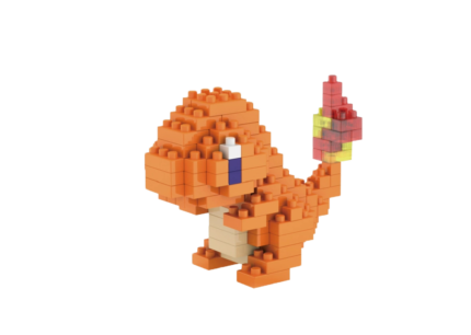 Charmander Pokemon Nano-Block Building Set - Desk Accessory
