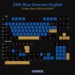 GMK Blue Samurai Cherry Profile Keycaps
